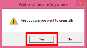 webroot secureanywhere removal tool