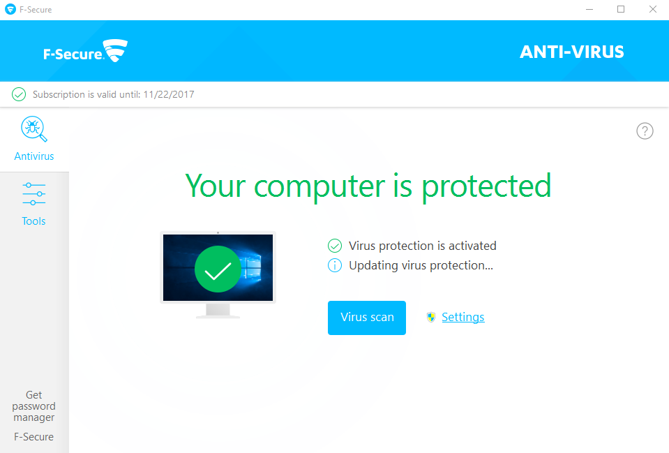 uninstall F-Secure Antivirus