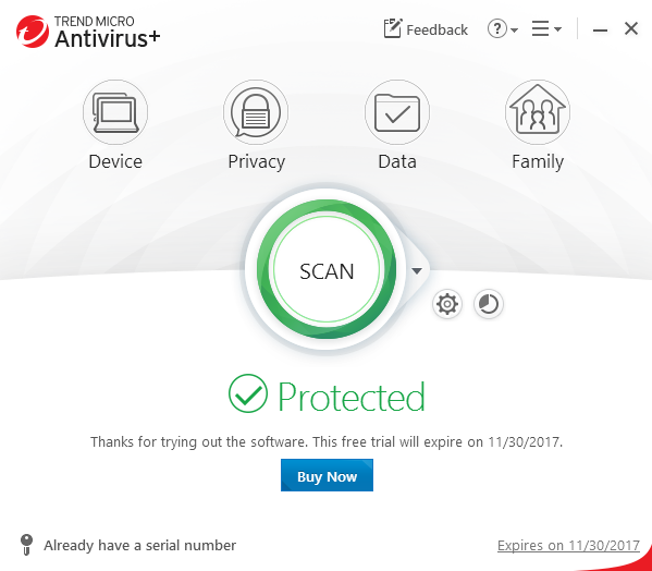 remove Trend Micro Antivirus+ Security