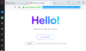 is opera web browser compatible with windows 10