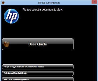uninstall HP Documentation
