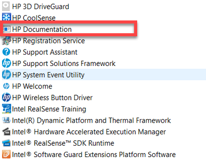 hp documentation should i remove it