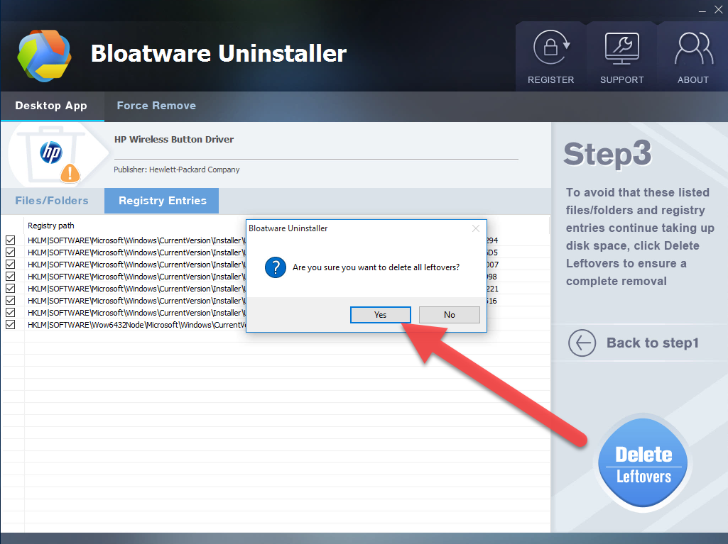delete_leftovers_HP_Wireless_Button_Driver