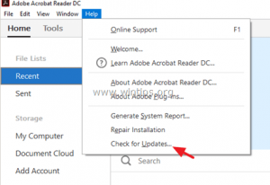 uninstall adobe acrobat reader dc