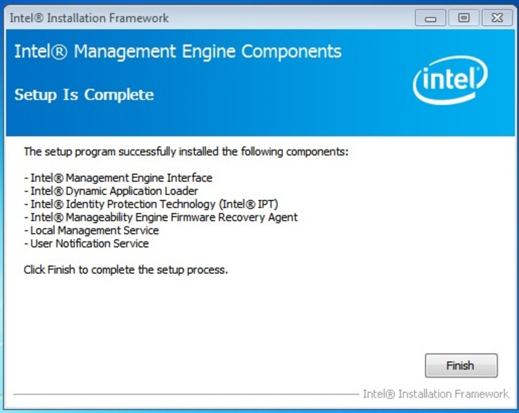 do i need intel management engine driver