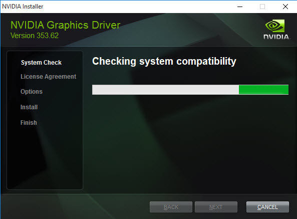 Uninstall NVIDEA Graphics Driver