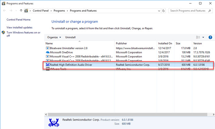 realtek high definition audio driver update windows 8.1