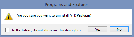 can i uninstall asus atk package