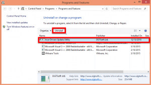 uninstall