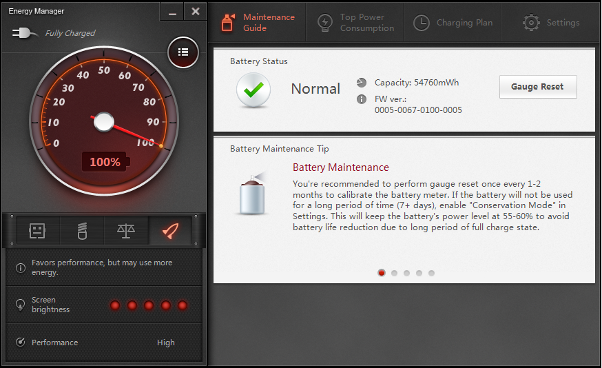 lenovo energy management software windows 10