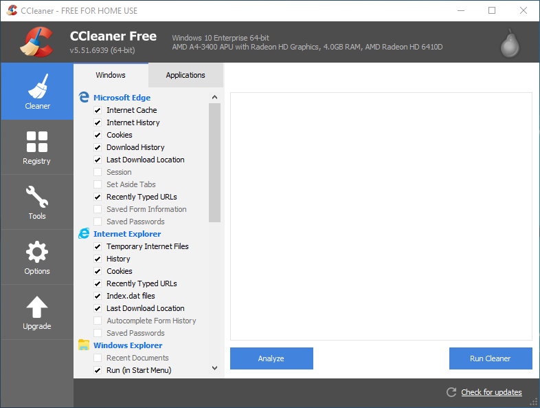 how to uninstall ccleaner from windows 10