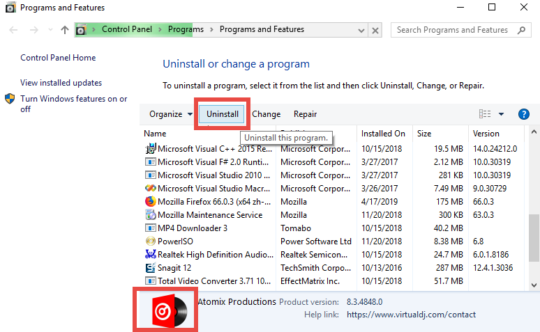 uninstall VirtualDJ (2)