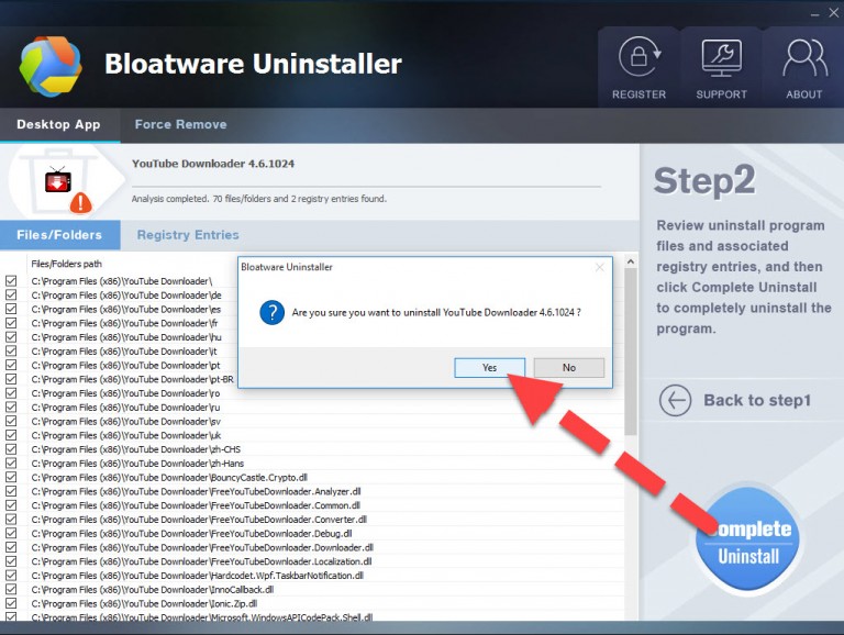 complete removal of ashampoo uninstaller 5