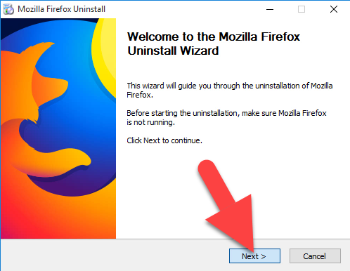 i cannot uninstall mozilla firefox