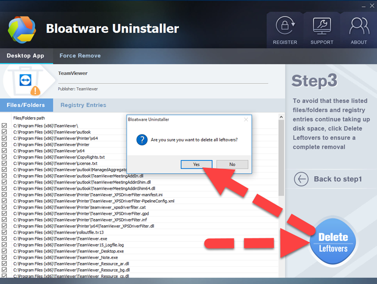 how to uninstall teamviewer 9 completely