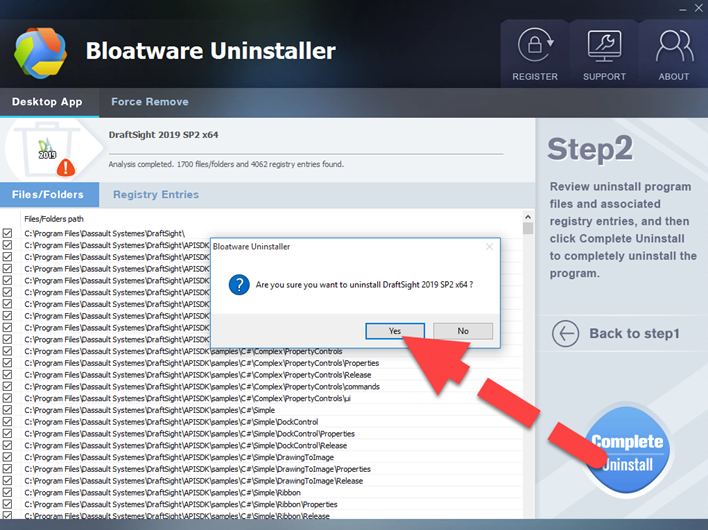 complete uninstall with geekuninstaller