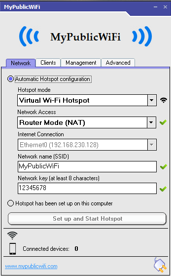 MyPublicWiFi 30.1 instaling