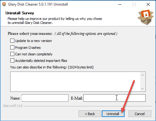 Glary Disk Cleaner 5.0.1.292 for windows download