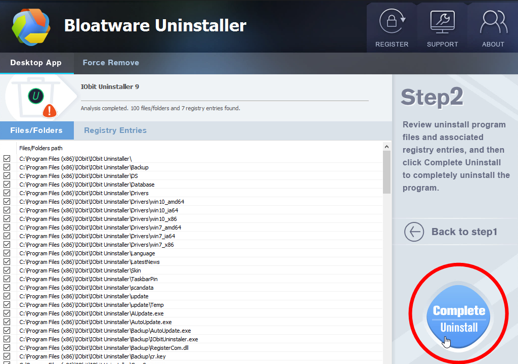 how to uninstall iobit driver booster portable