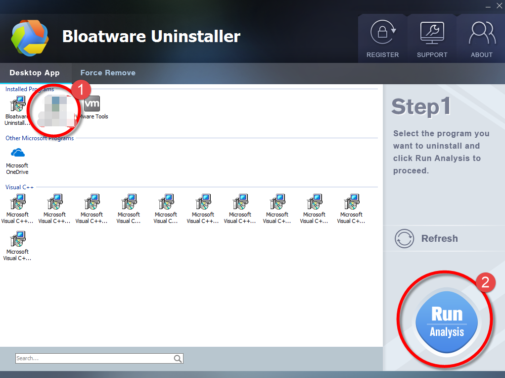 Remove TRUST.ZONE VPN with Bloatware Uninstaller