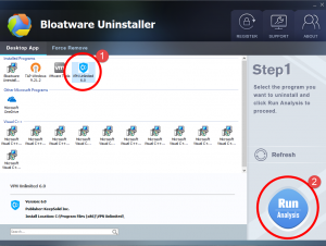 Αφαιρέστε το VPN Unlimited με απεγκατάσταση bloatware