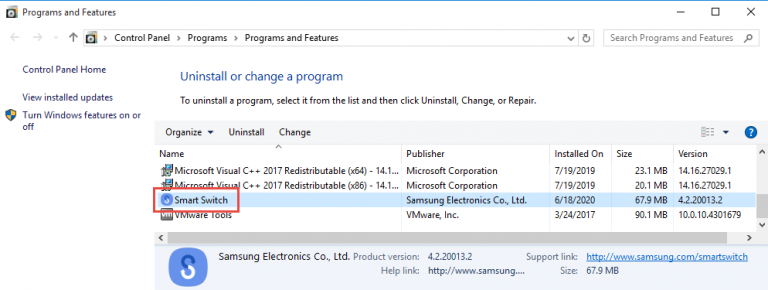 How You Can Easily Uninstall Smart Switch in Windows