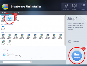 Remove GameLoop with Bloatware Uninstaller