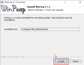 winpcap windows 10