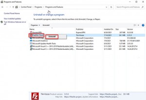 install filezilla on windows 10