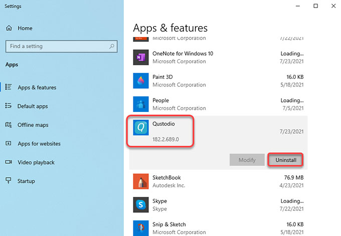 uninstall qustodio