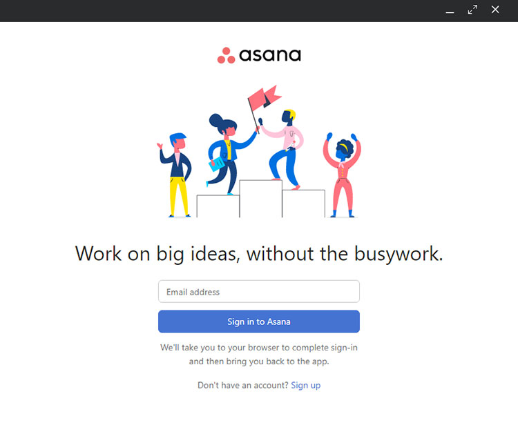 Asana for Windows